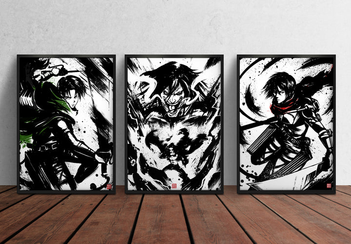 ATTACK OF TITANS PRINT TRIO